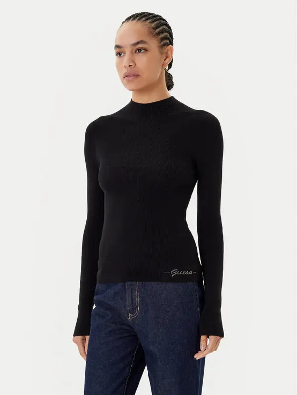 Guess Guess Dolčevita W5BR15 Z3OW2 Crna Slim Fit