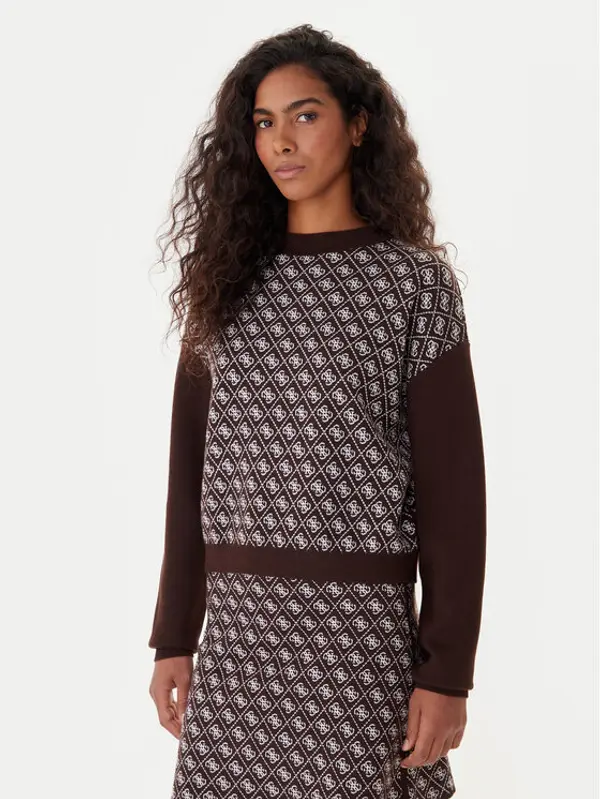 Guess Guess Dolčevita W5BR23 Z3JD2 Smeđa Relaxed Fit