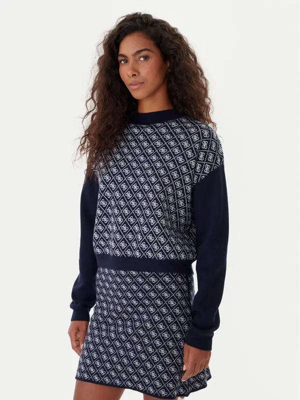 Guess Guess Dolčevita W5BR23 Z3JD2 Tamnoplava Relaxed Fit