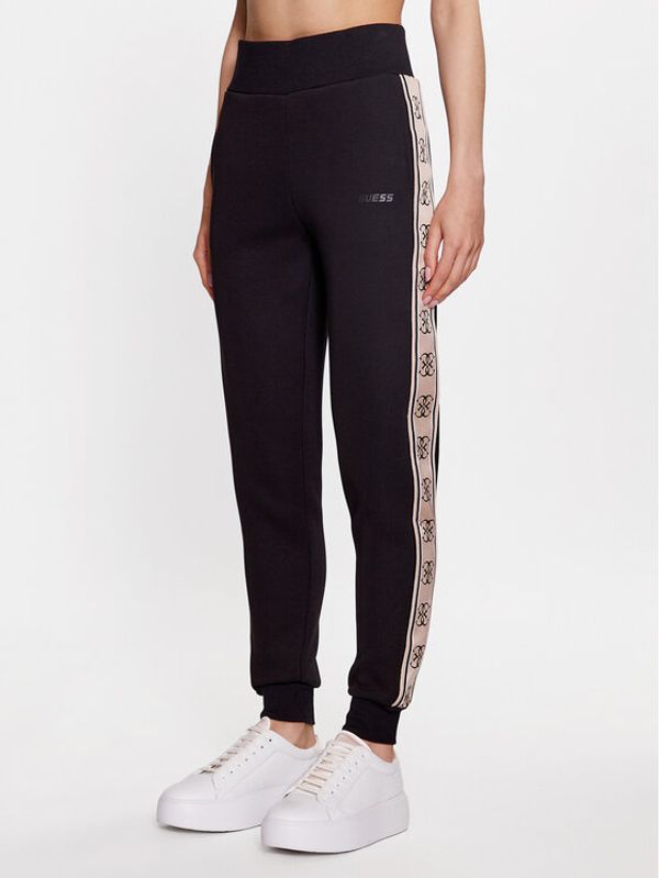 Guess Guess Donji dio trenerke Britney V2YB15 KB3P2 Crna Regular Fit