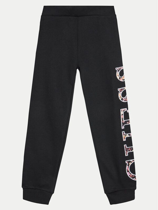 Guess Guess Donji dio trenerke J4BQ11 KAX73 Crna Relaxed Fit