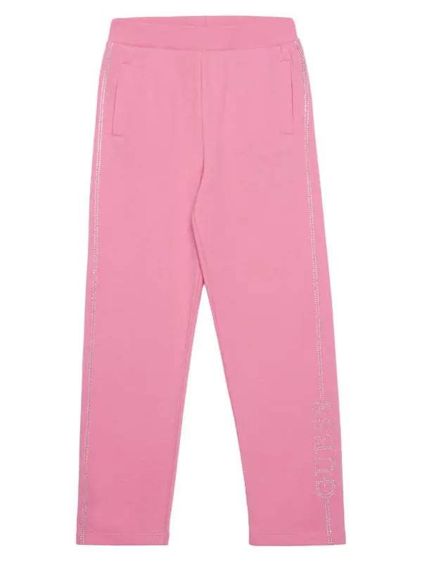 Guess Guess Donji dio trenerke J5YQ12 KA6R4 Ružičasta Regular Fit