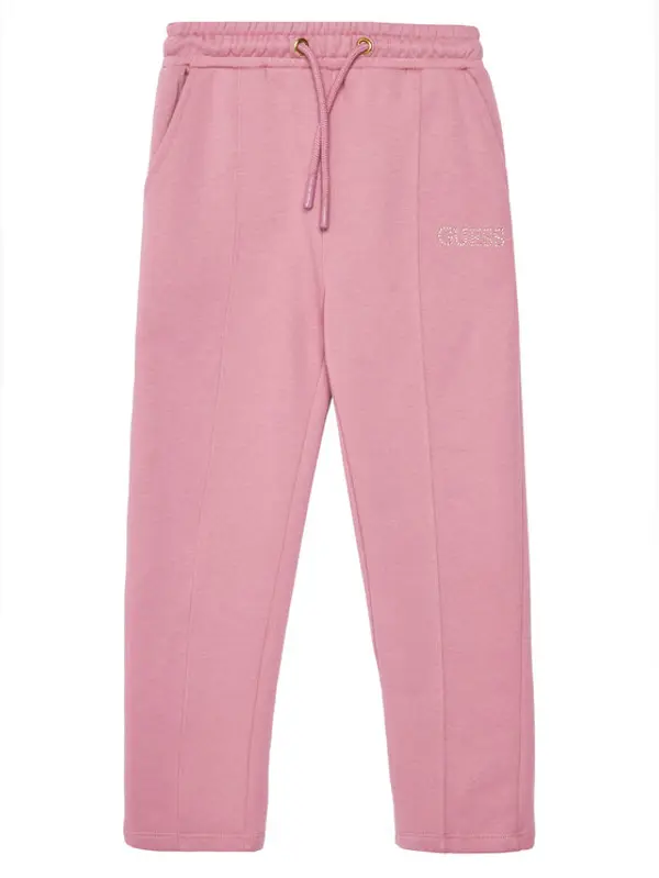 Guess Guess Donji dio trenerke J5YQ17 KAV34 Ružičasta Regular Fit