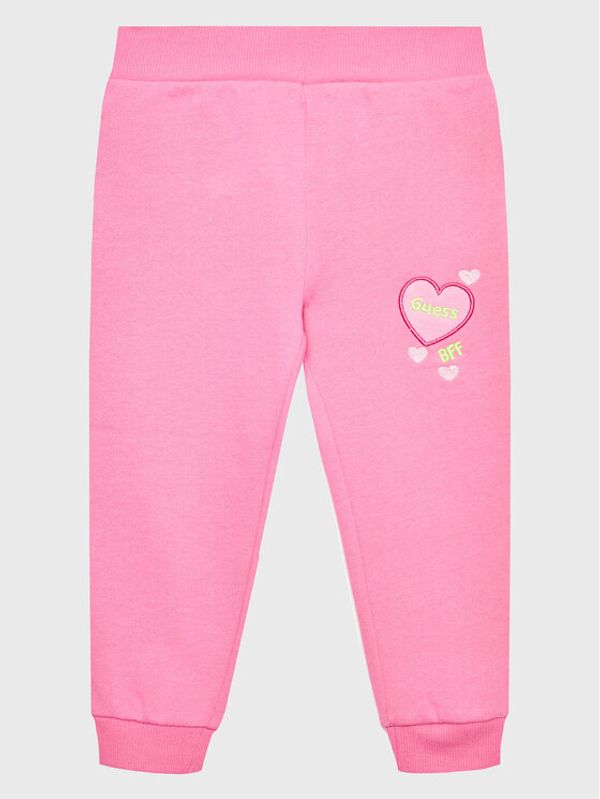 Guess Guess Donji dio trenerke K2BQ16 KAX70 Ružičasta Regular Fit