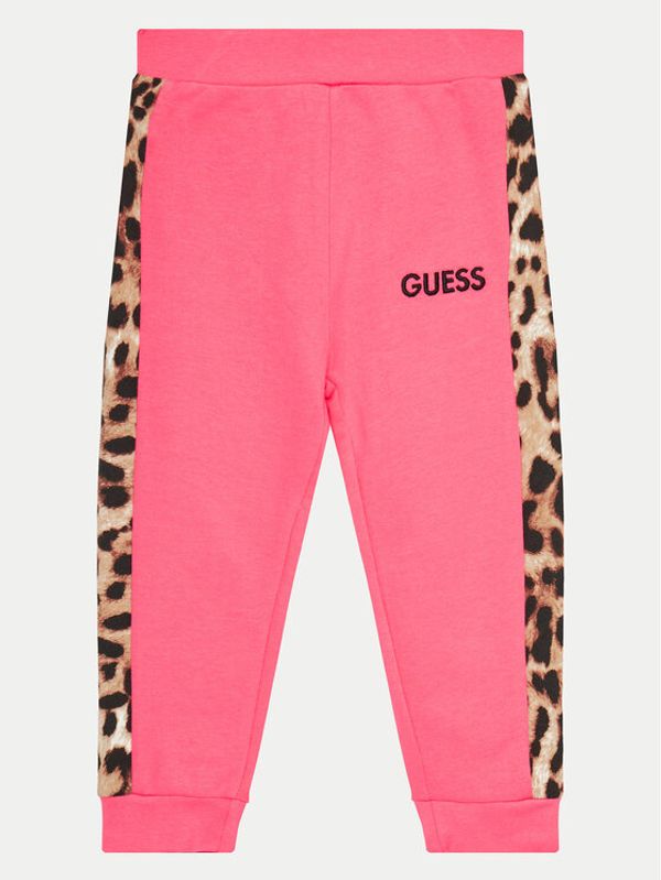 Guess Guess Donji dio trenerke K4BQ12 KAX73 Ružičasta Regular Fit
