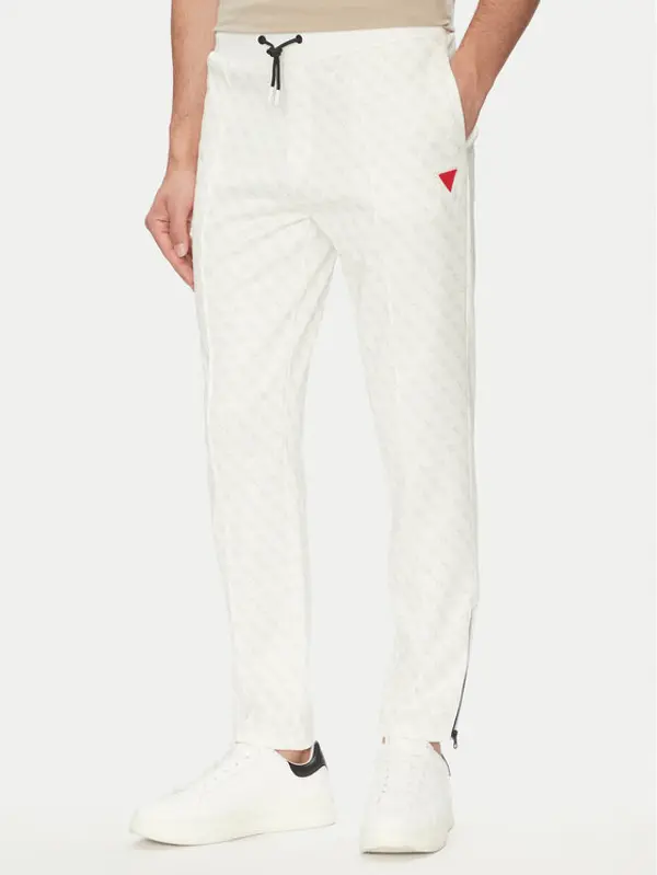 Guess Guess Donji dio trenerke Korbin Z2BB05 FL04Q Écru Regular Fit