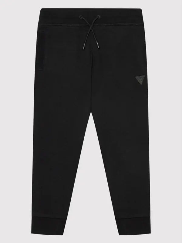 Guess Guess Donji dio trenerke L2YQ46 KAIJ1 Crna Regular Fit