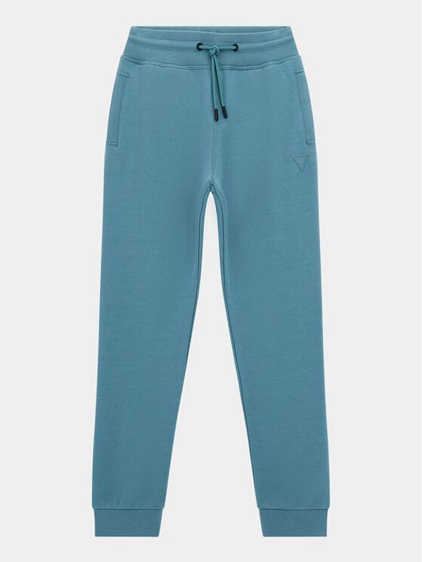 Guess Guess Donji dio trenerke L2YQ46 KAIJ1 Tirkizna Regular Fit