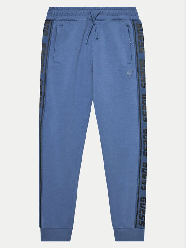 Guess Guess Donji dio trenerke L2YQ48 K6ZS1 Plava Relaxed Fit