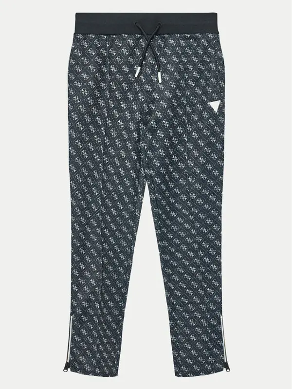 Guess Guess Donji dio trenerke L4YQ18 FL04Q Crna Relaxed Fit