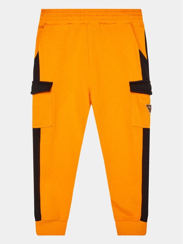 Guess Guess Donji dio trenerke N3YQ12 KA6R3 Narančasta Regular Fit