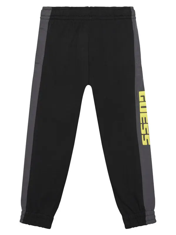 Guess Guess Donji dio trenerke N6RB01 KA6R4 Crna Regular Fit