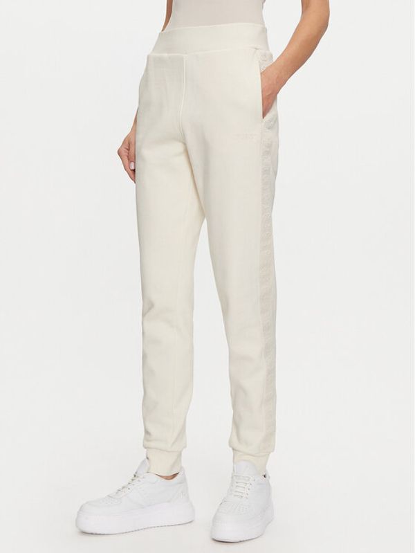 Guess Guess Donji dio trenerke Stacie V4BB00 KC5O0 Bijela Regular Fit