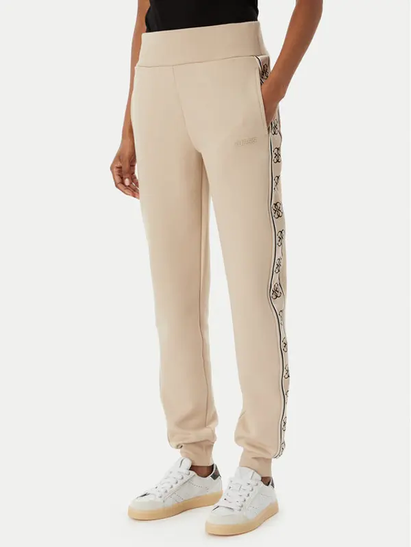 Guess Guess Donji dio trenerke V2YB15 KB3P2 Bež Regular Fit