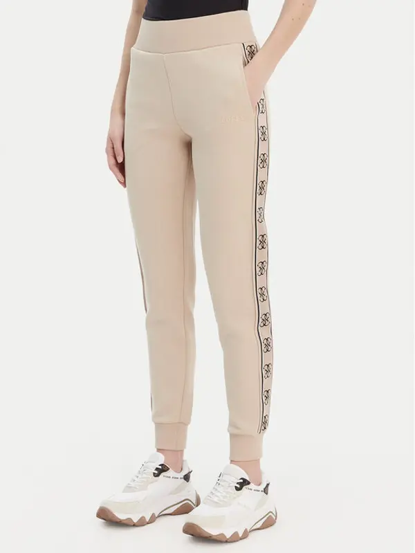 Guess Guess Donji dio trenerke V2YB15 KB3P2 Bež Regular Fit