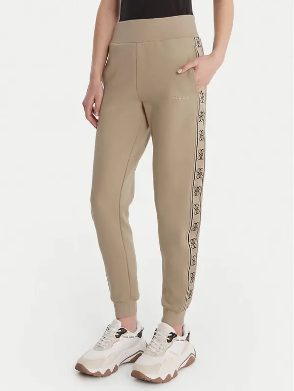 Guess Guess Donji dio trenerke V2YB15 KB3P2 Bež Regular Fit