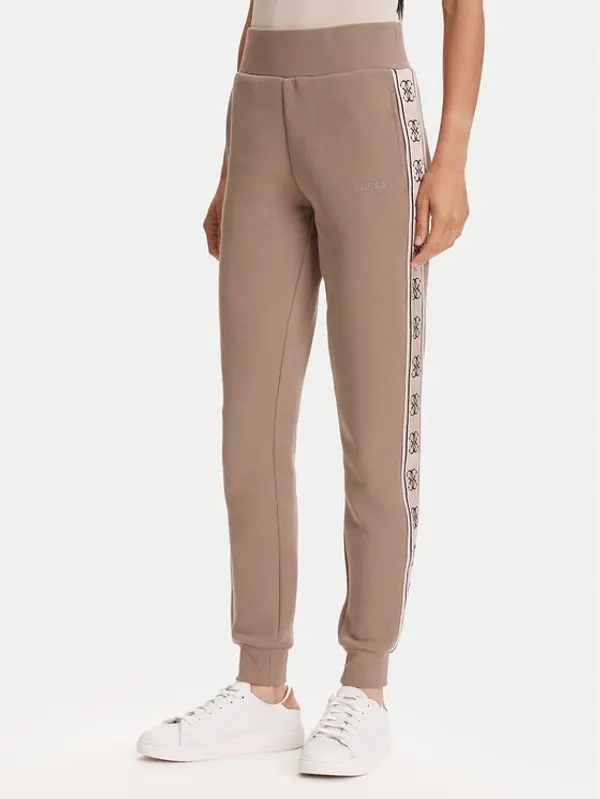 Guess Guess Donji dio trenerke V2YB15 KB3P2 Smeđa Regular Fit