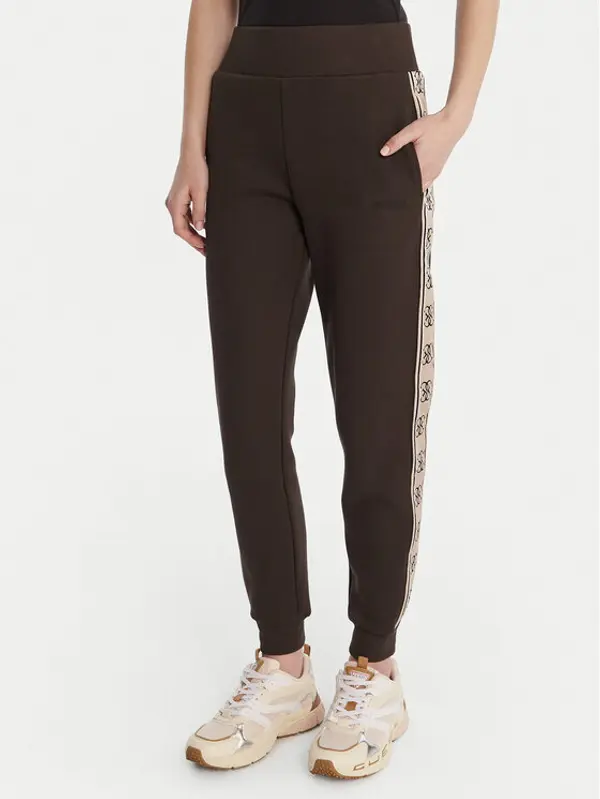 Guess Guess Donji dio trenerke V2YB15 KB3P2 Smeđa Regular Fit