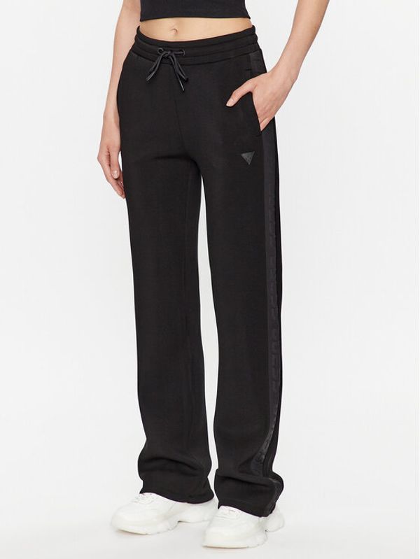 Guess Guess Donji dio trenerke V3RB21 K7UW2 Crna Regular Fit