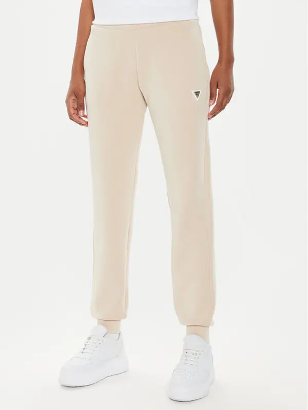 Guess Guess Donji dio trenerke V4YB08 KCAY2 Bež Regular Fit