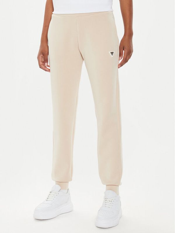 Guess Guess Donji dio trenerke V4YB08 KCAY2 Bež Regular Fit