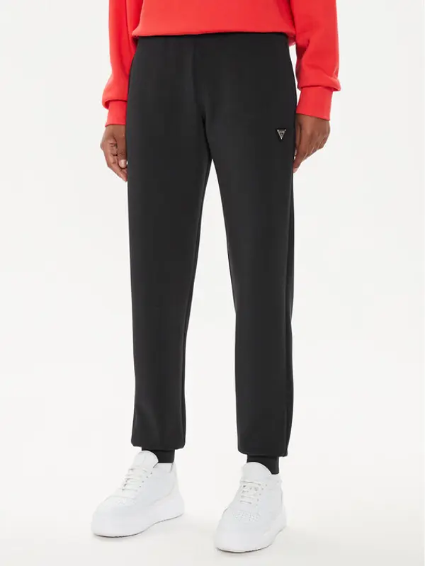 Guess Guess Donji dio trenerke V4YB08 KCAY2 Crna Regular Fit