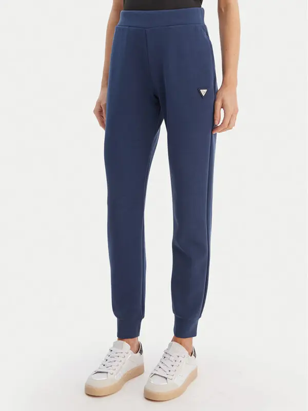 Guess Guess Donji dio trenerke V4YB08 KCAY2 Tamnoplava Regular Fit