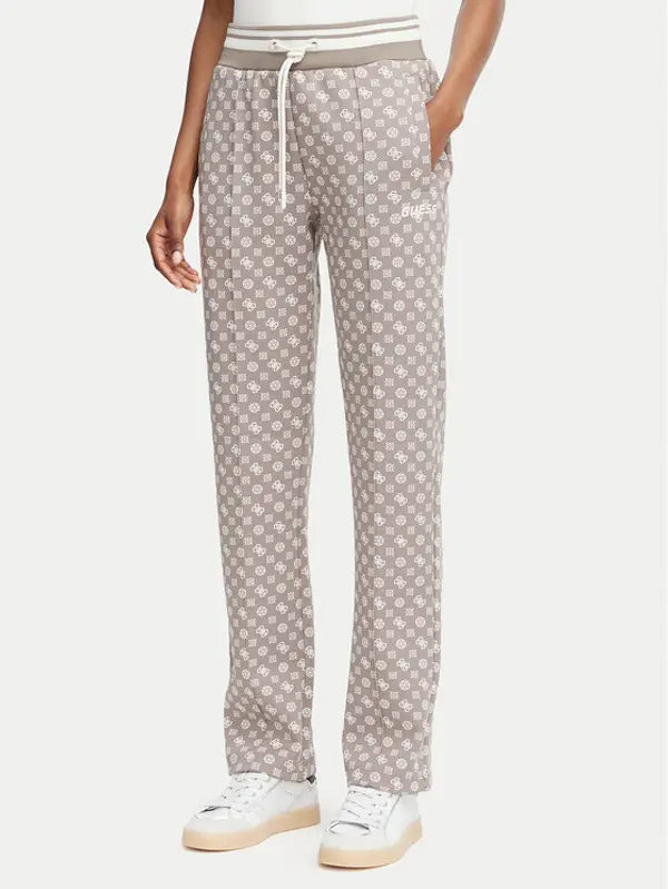 Guess Guess Donji dio trenerke V5YB20 KB212 Svijetlo smeđa Regular Fit
