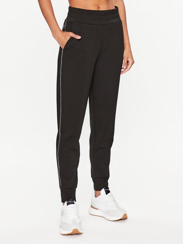 Guess Guess Donji dio trenerke W3YB18 KB932 Crna Regular Fit