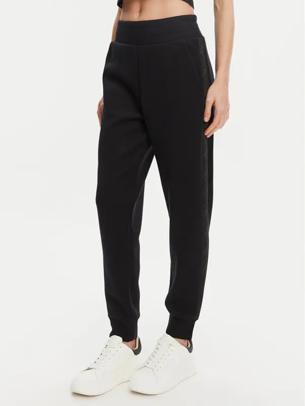 Guess Guess Donji dio trenerke W5YB11 KBYE2 Crna Regular Fit