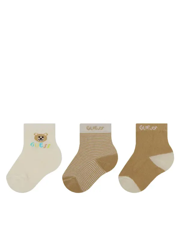 Guess Guess Duge čarape H4YZ07 Z3G10 Bež