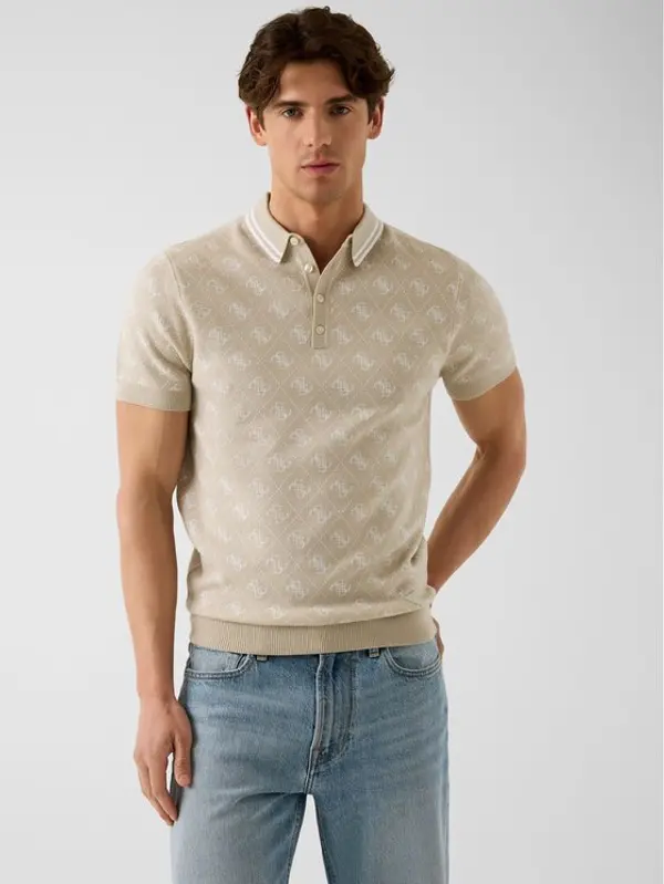 Guess Guess Džemper 183052 Bež Classic Fit