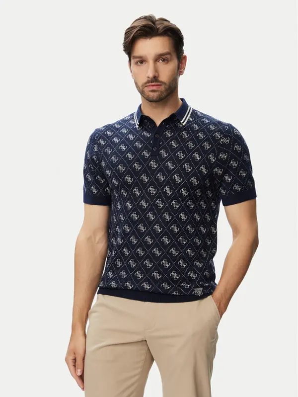 Guess Guess Džemper 183052 Plava Classic Fit
