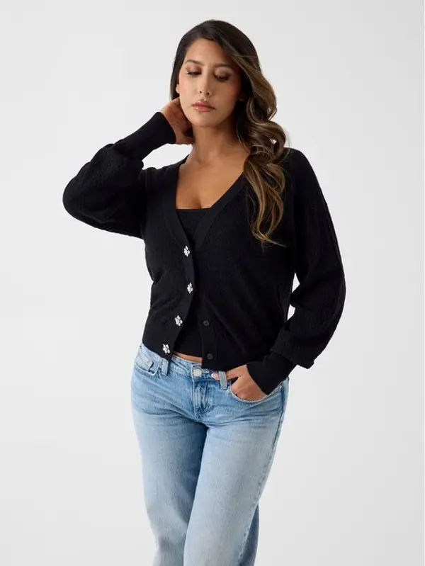 Guess Guess Džemper 183081 Crna Classic Fit