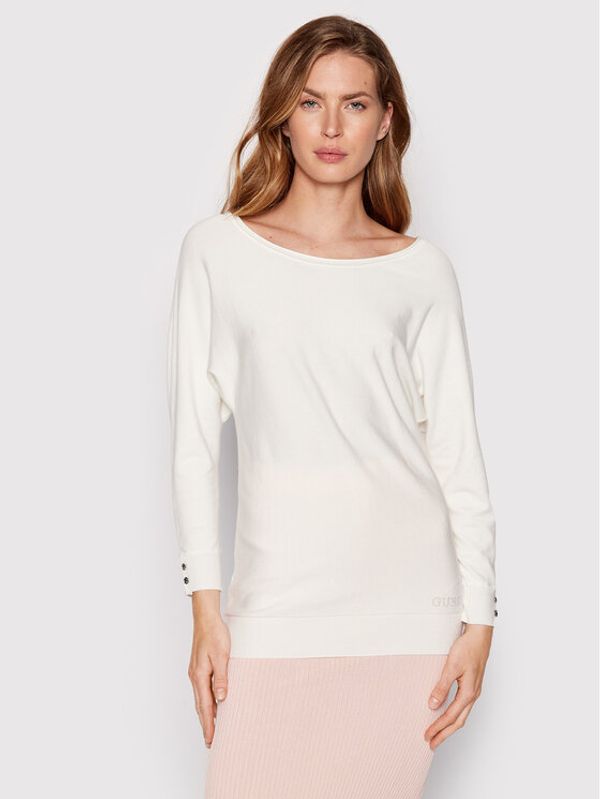 Guess Guess Džemper Adele W2YR34 Z2V62 Bijela Regular Fit
