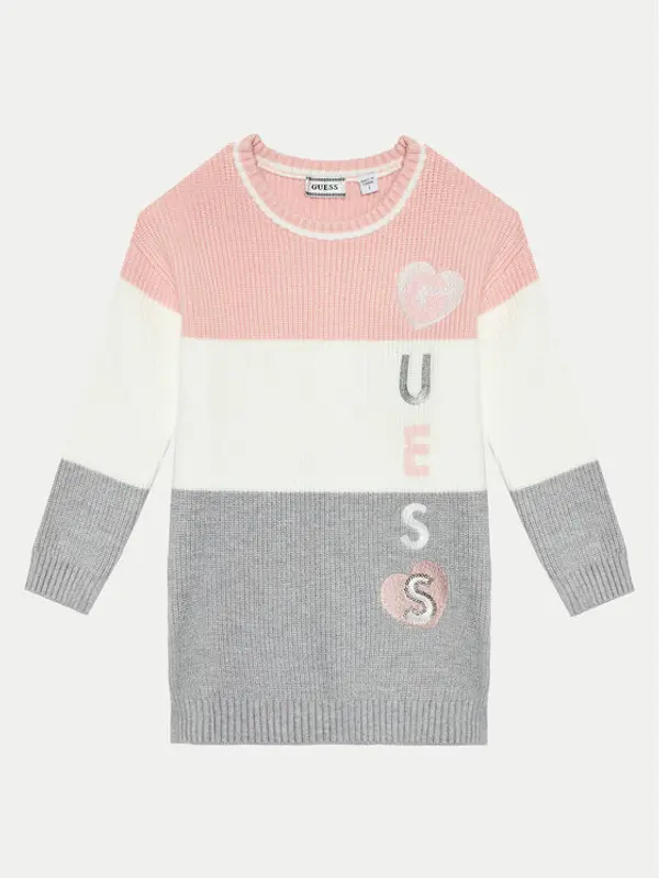 Guess Guess Džemper haljina K4BK19 Z3FU0 Šarena Regular Fit