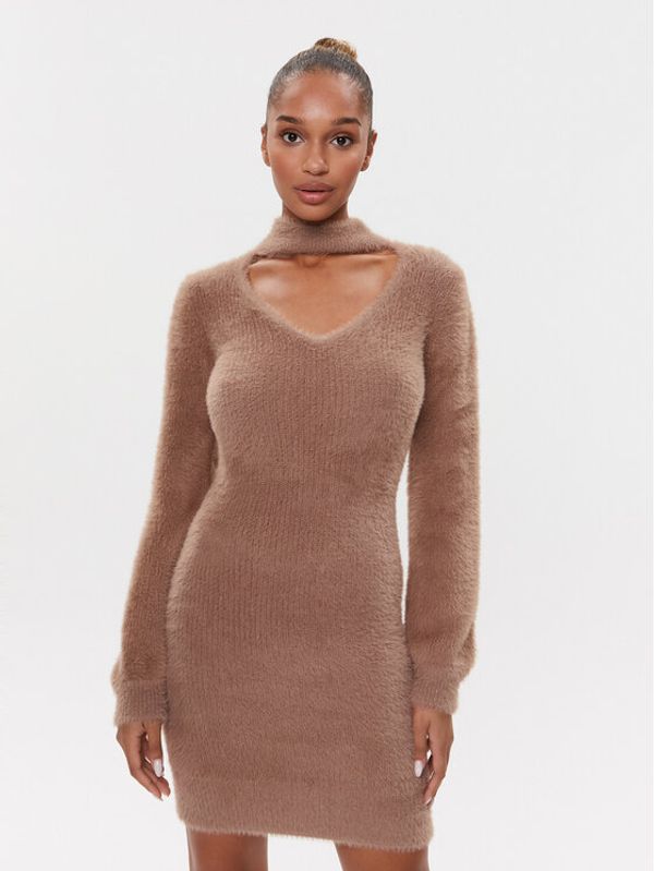 Guess Guess Džemper haljina W3BK0Z Z3BS0 Šarena Slim Fit