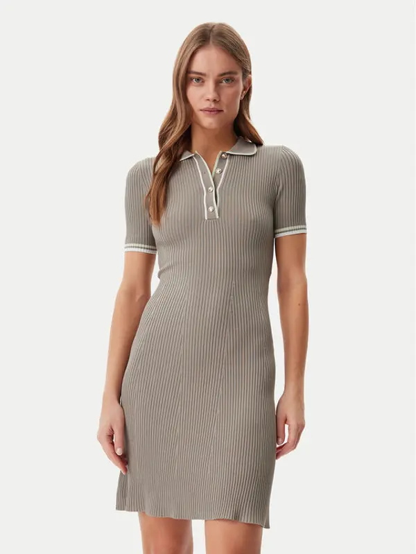 Guess Guess Džemper haljina W5GK84 Z3L10 Bež Regular Fit