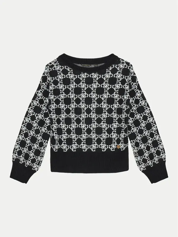 Guess Guess Džemper J4BR04 Z3K10 Crna Relaxed Fit
