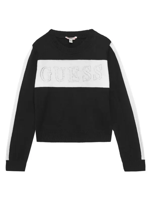 Guess Guess Džemper J5YR00 Z3GW0 Crna Regular Fit
