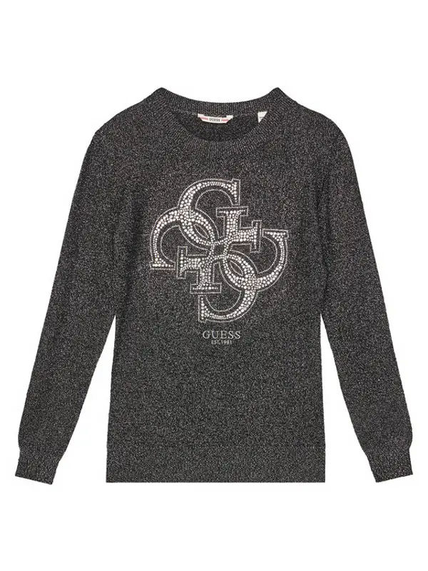 Guess Guess Džemper J5YR01 Z3FP0 Crna Regular Fit