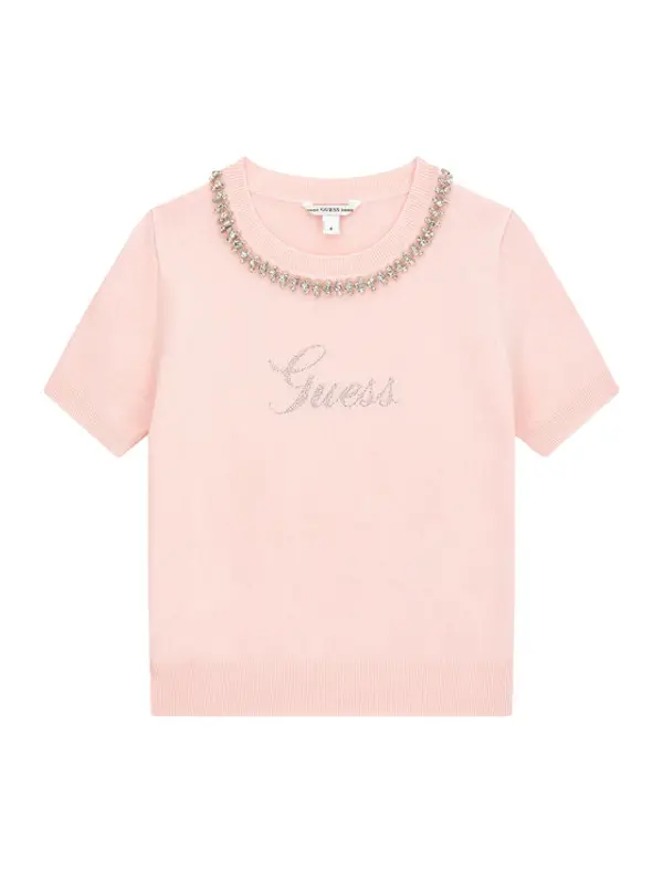 Guess Guess Džemper J6RR14 Z2NQ2 Ružičasta Regular Fit