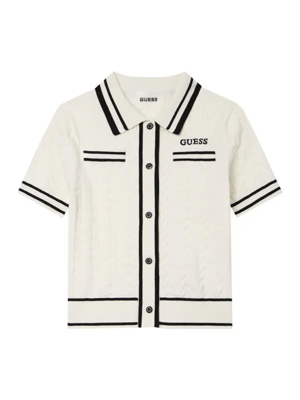 Guess Guess Džemper J6RR16 Z4652 Bijela Regular Fit
