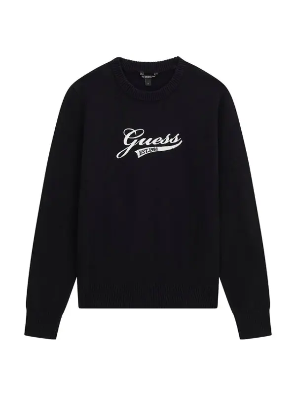 Guess Guess Džemper L6YR10 Z0888 Crna Regular Fit
