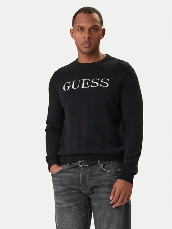 Guess Guess Džemper M6RR19 Z4451 Crna Regular Fit