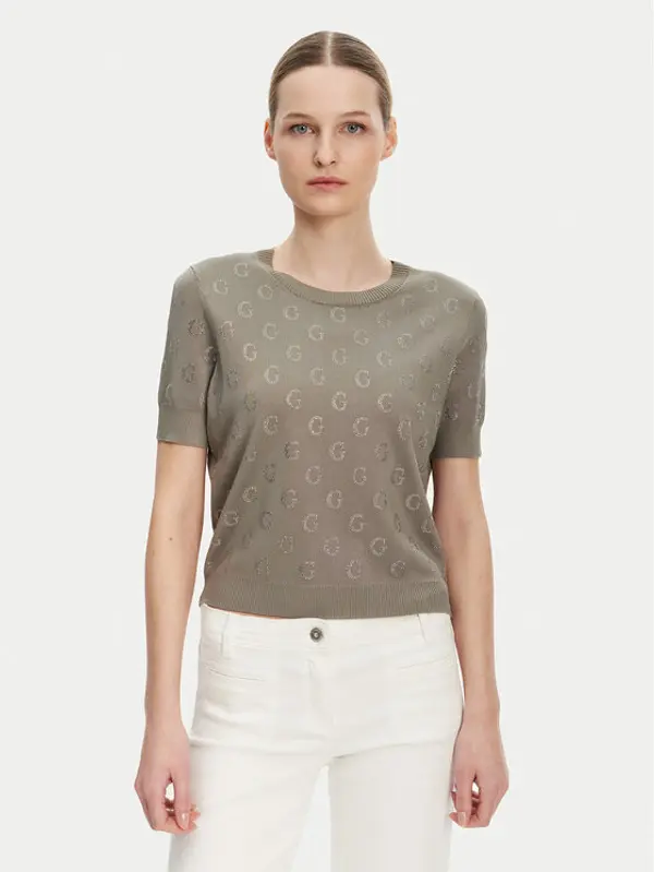 Guess Guess Džemper W5GR05 Z3D60 Smeđa Regular Fit