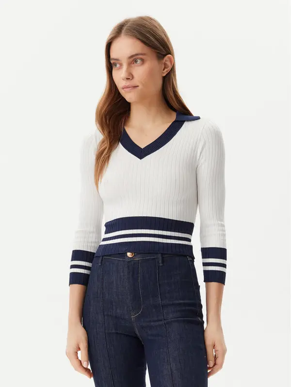 Guess Guess Džemper W5GR46 Z3L10 Écru Regular Fit