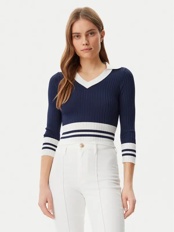 Guess Guess Džemper W5GR46 Z3L10 Tamnoplava Regular Fit