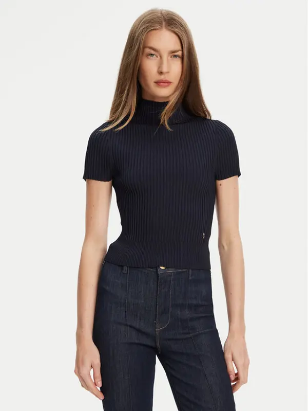 Guess Guess Džemper W5YR04 Z0040 Tamnoplava Regular Fit