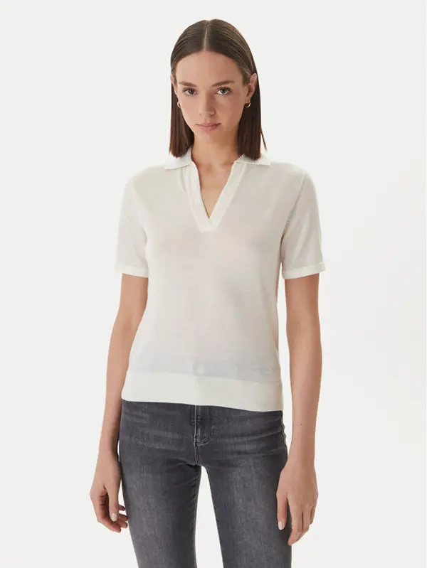 Guess Guess Džemper W6GR03 Z0583 Écru Regular Fit